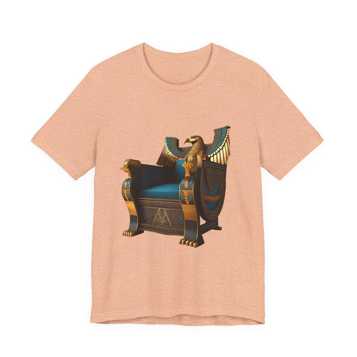 Egyptian Throne T-Shirt — Ancient Egypt Golden Throne Tee Printify