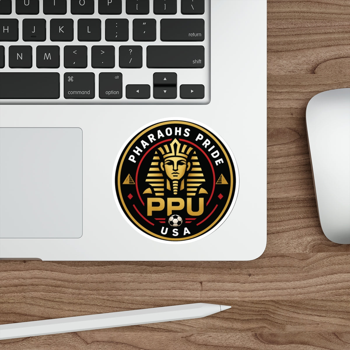 Pharaohs Pride USA Die-Cut Sticker | Egypt Football Fan Decal
