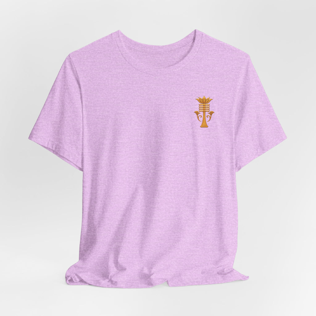 Egyptian Ankh Heart Chest Tee Printify