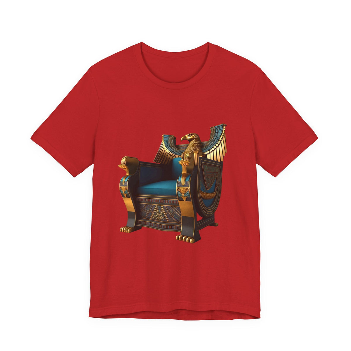 Egyptian Throne T-Shirt — Ancient Egypt Golden Throne Tee Printify
