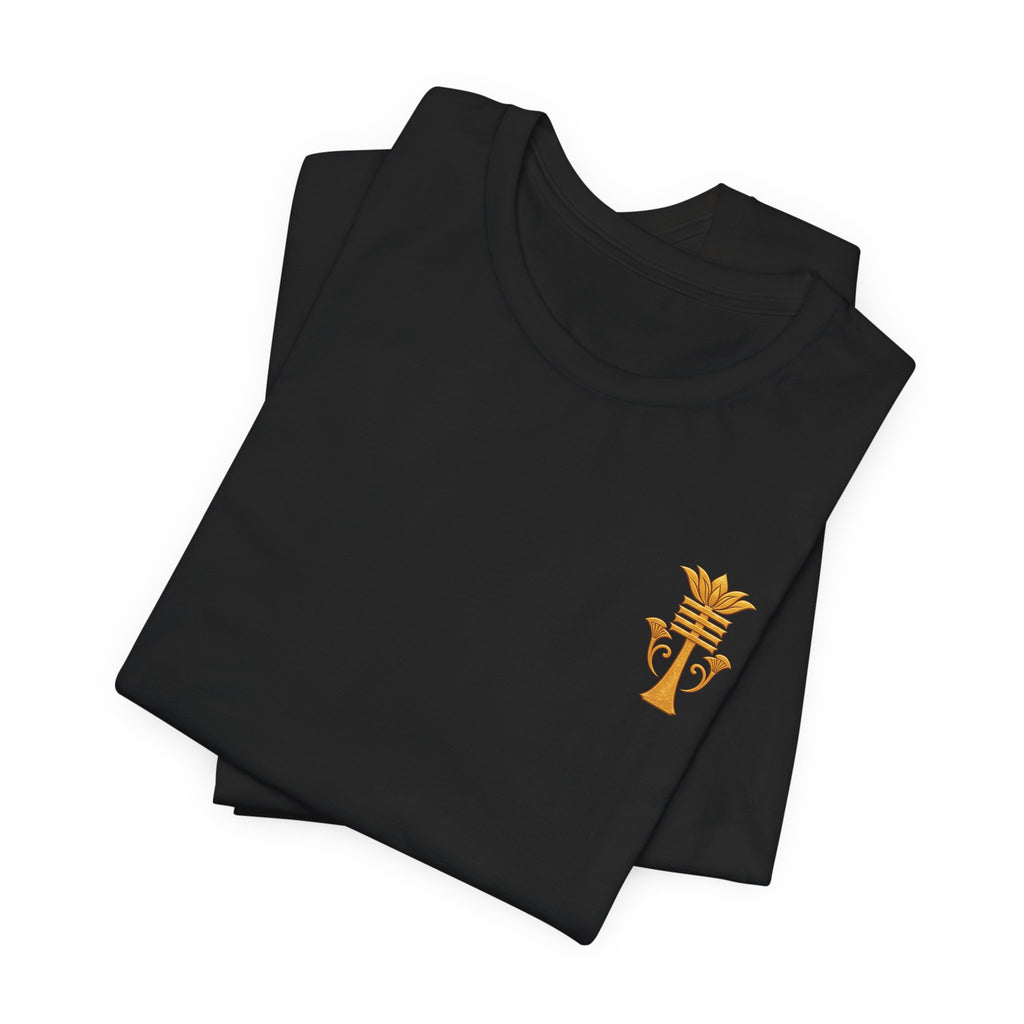 Egyptian Ankh Heart Chest Tee Printify