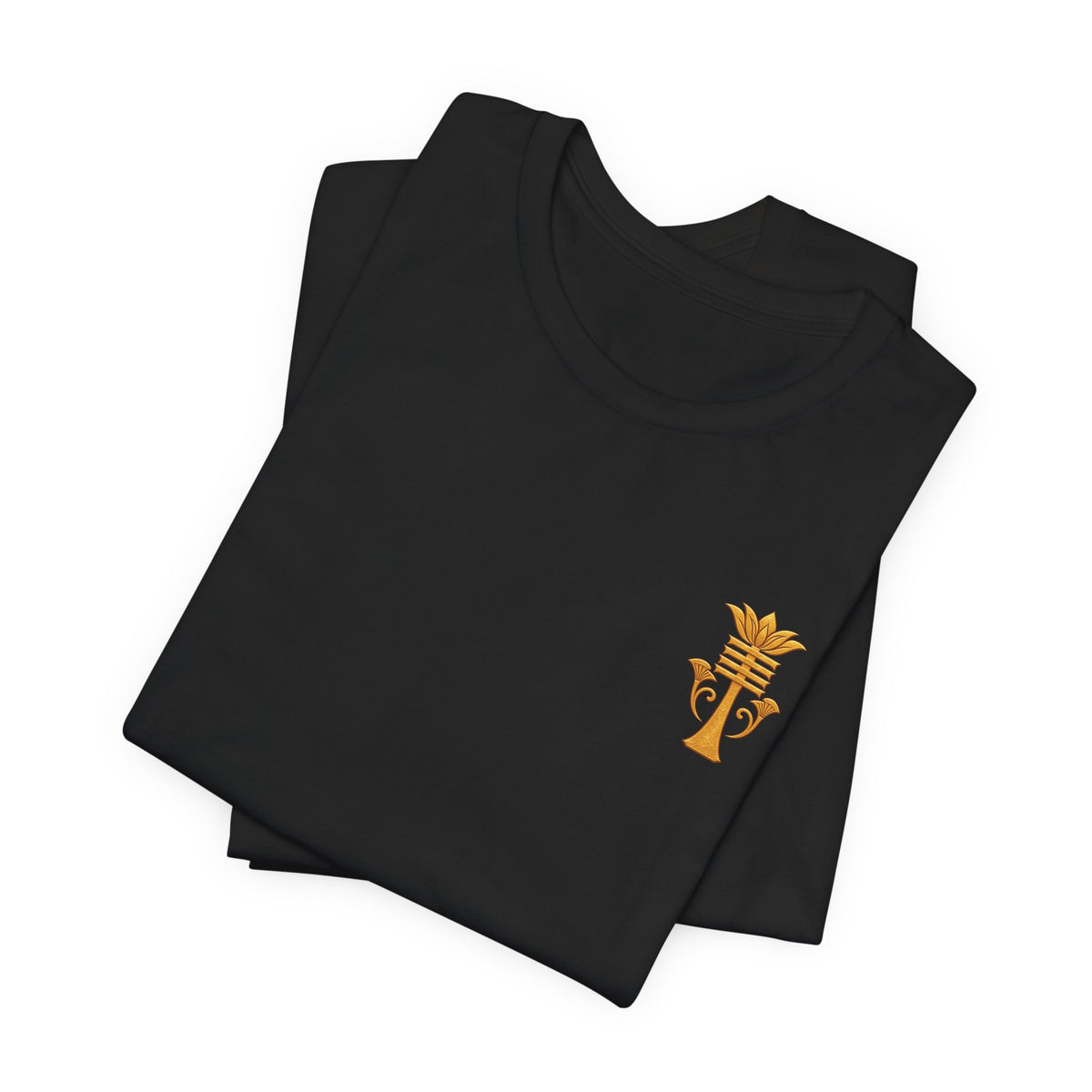 Egyptian Ankh Heart Chest Tee Printify