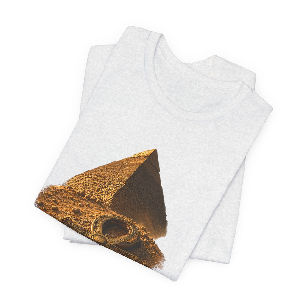 Egyptian Pyramid & Ankh T-Shirt — Ancient Egypt Graphic Tee Printify
