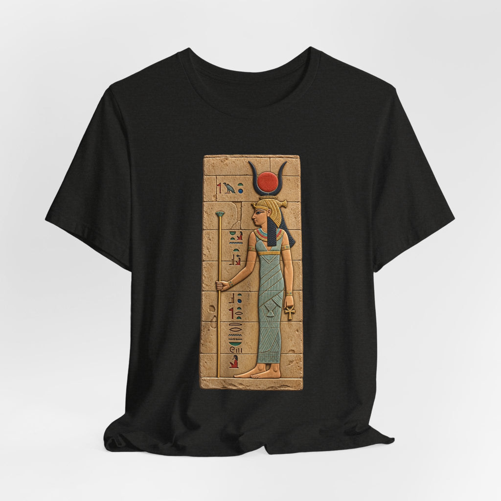 Goddess Isis T-Shirt — Ancient Egyptian Hieroglyph Art Tee Printify