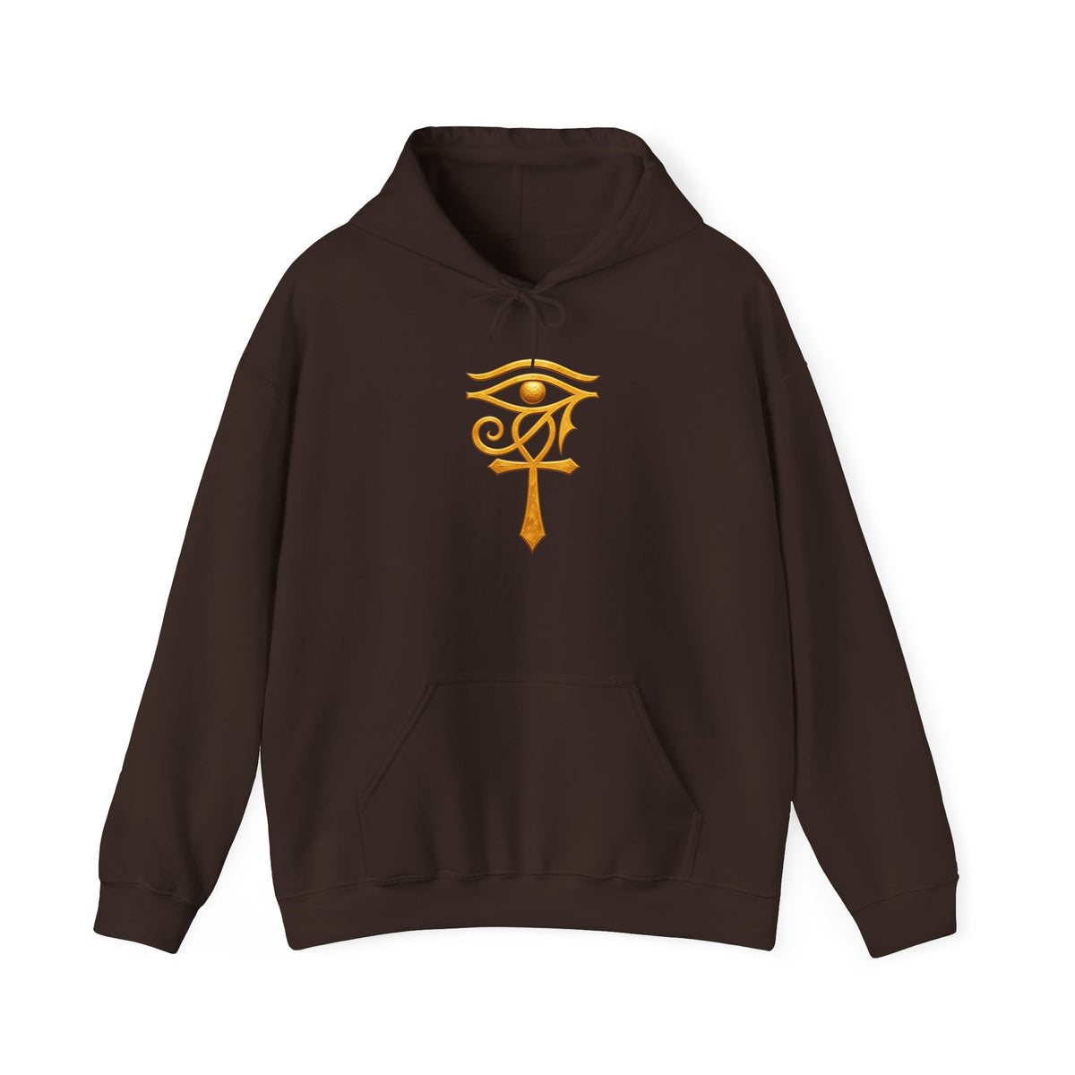 Hoodie — Golden Eye of Ra Symbol Graphic Hoodie Printify