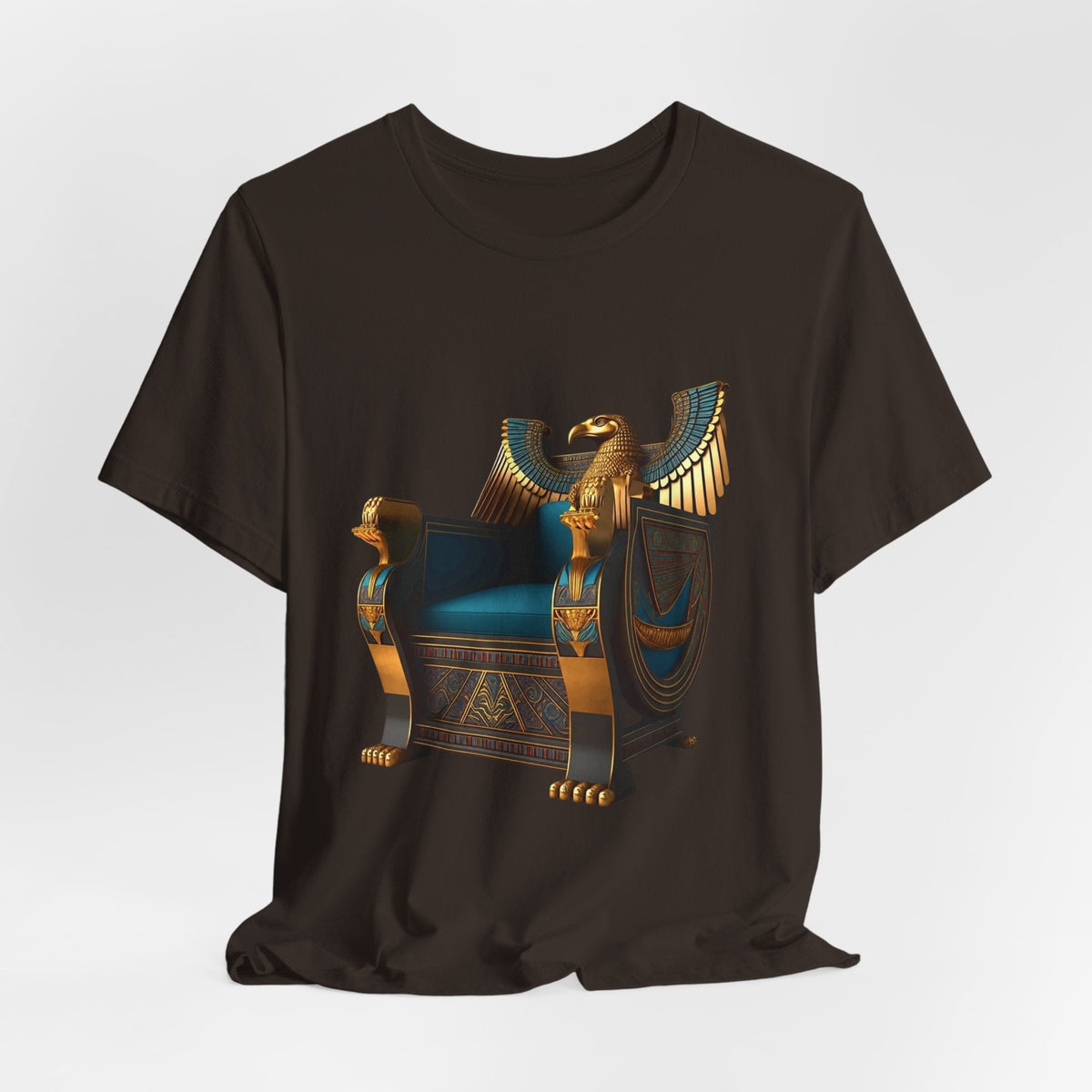 Egyptian Throne T-Shirt — Ancient Egypt Golden Throne Tee Printify