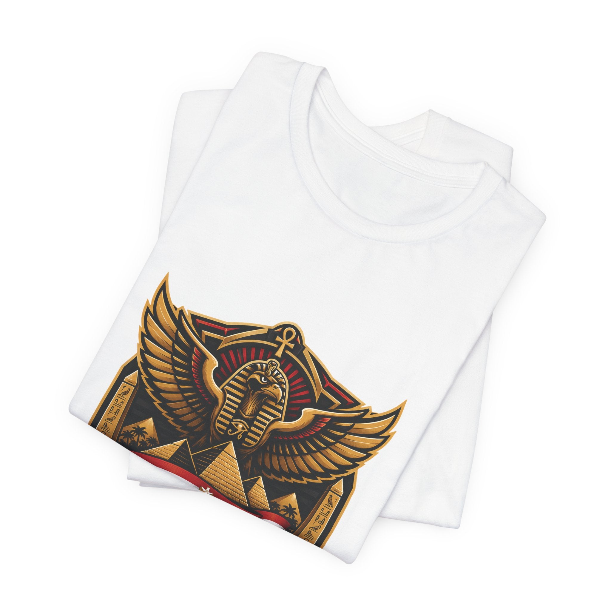 Pharaohs Pride Football Tee | Egypt Soccer Fan T-Shirt