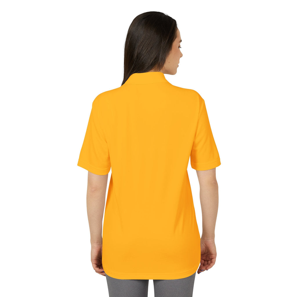 Eye of Horus Polo Shirt — Egyptian Symbol Embroidered Performance Golf Polo Printify