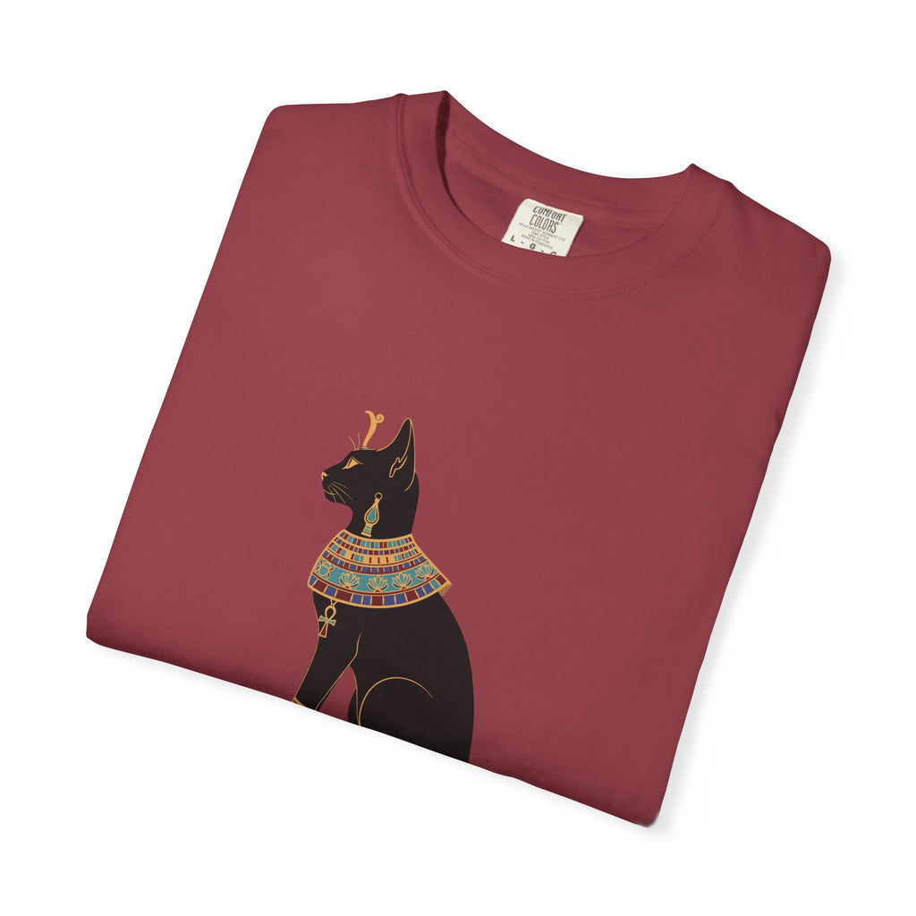 Bastet Egyptian Cat Garment-Dyed T-Shirt