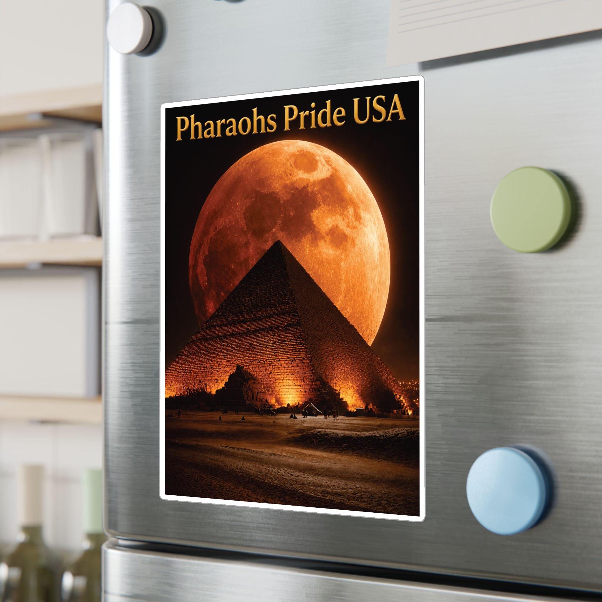 Pharaohs Pride USA Kiss-Cut Vinyl Decal