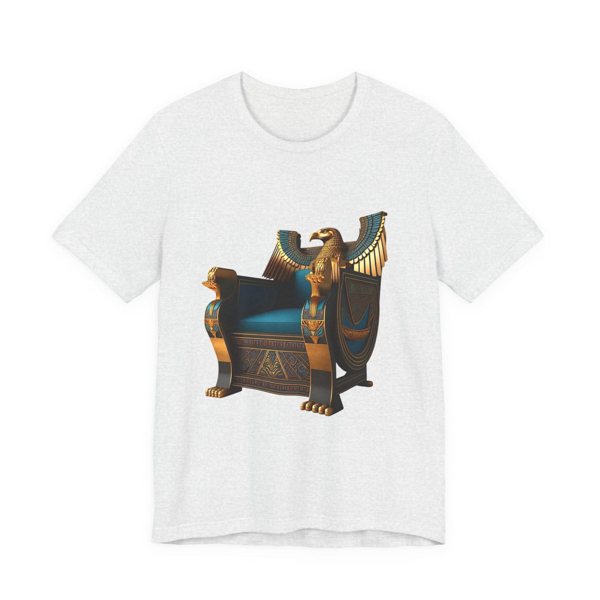 Egyptian Throne T-Shirt — Ancient Egypt Golden Throne Tee Printify