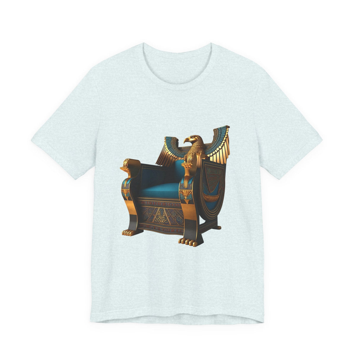 Egyptian Throne T-Shirt — Ancient Egypt Golden Throne Tee Printify