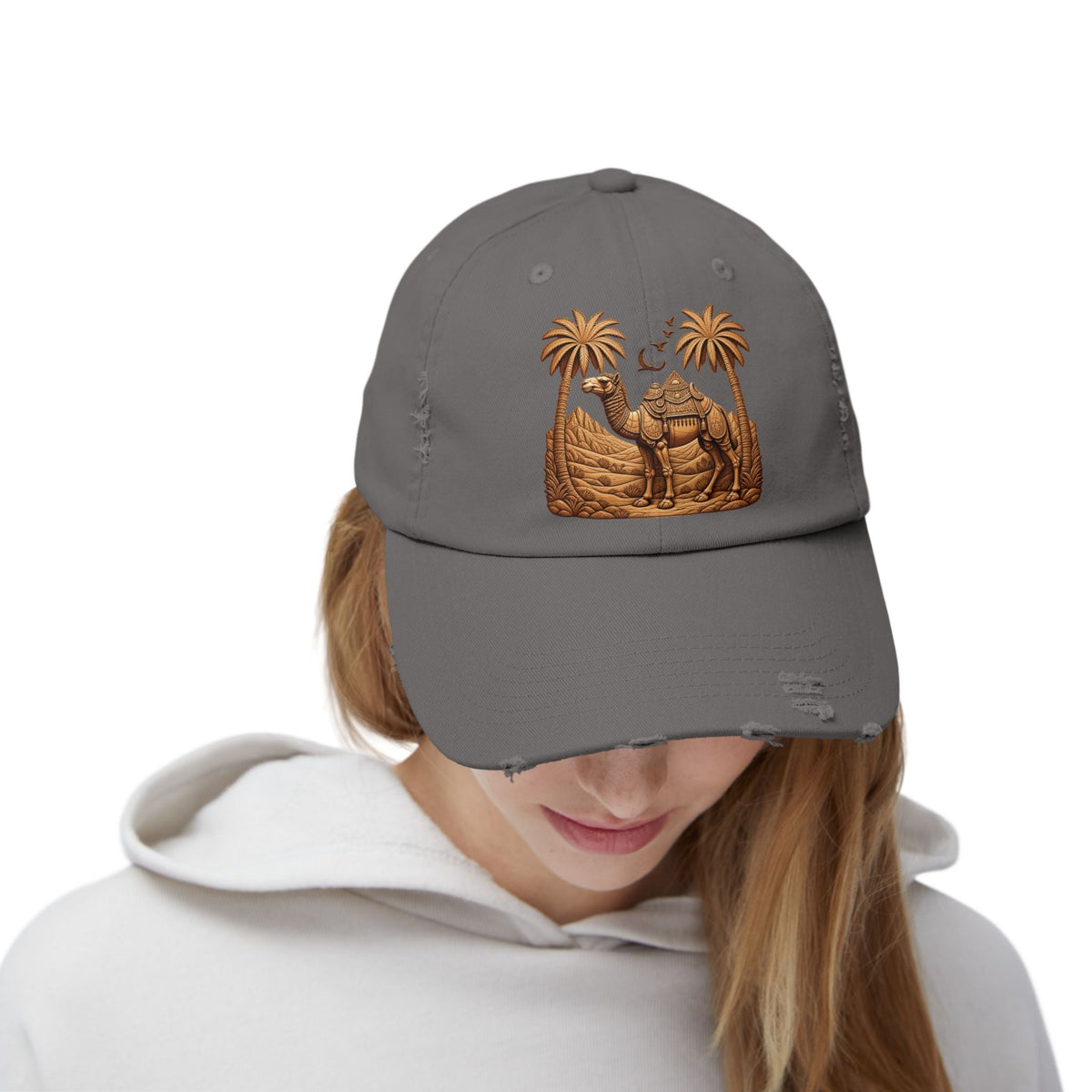 Unisex Distressed Cap Printify