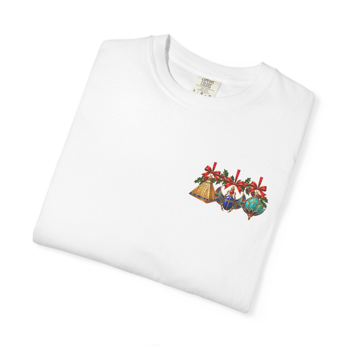 Egyptian Christmas Ornament Trio T-Shirt Printify