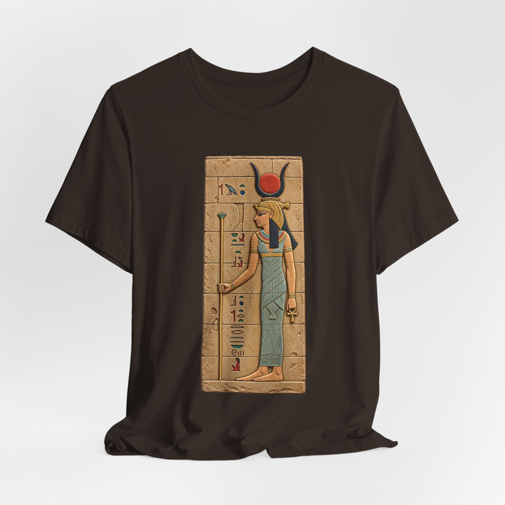 Goddess Isis T-Shirt — Ancient Egyptian Hieroglyph Art Tee Printify