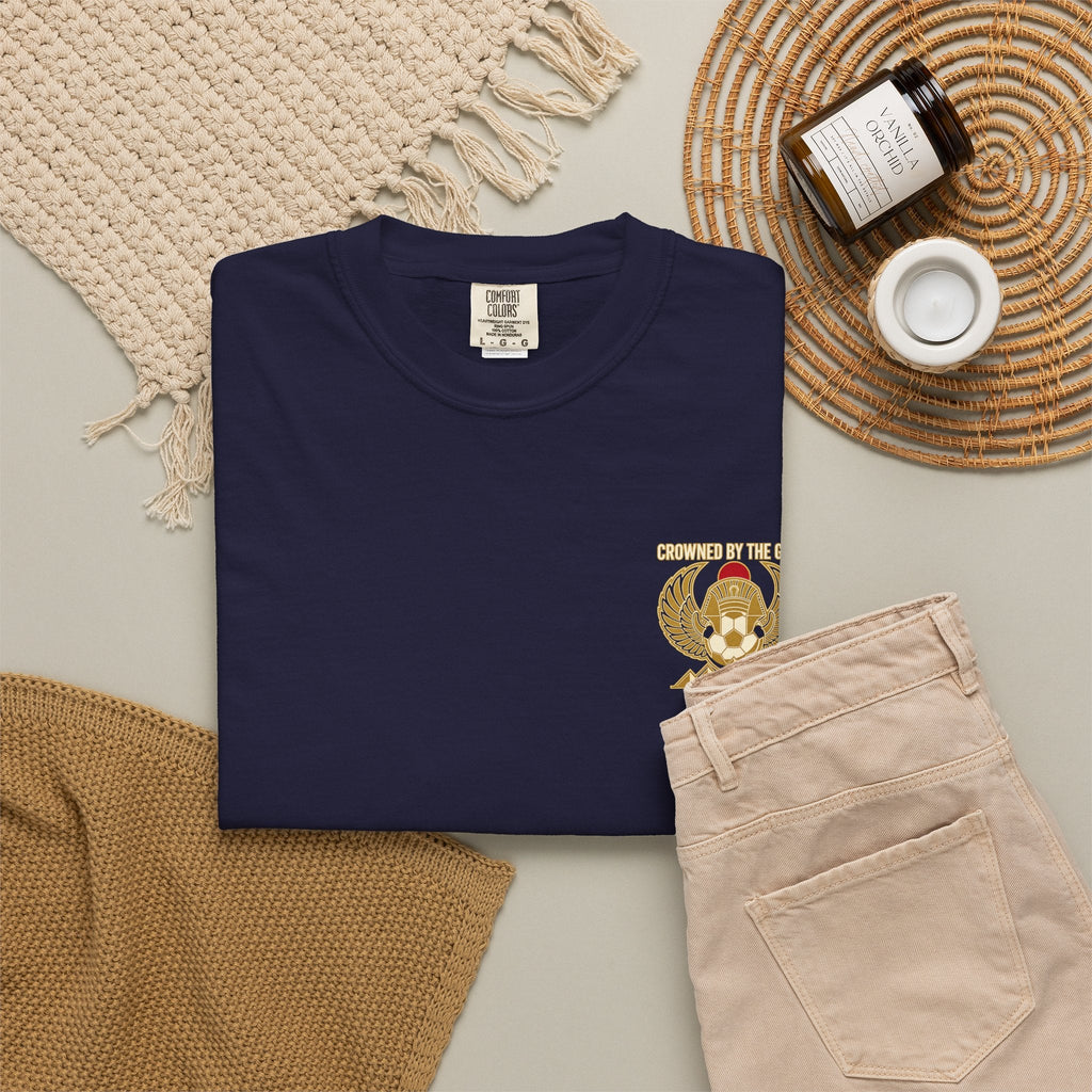 Crowned by the Game – Egyptian Football Heritage T-Shirt Printify