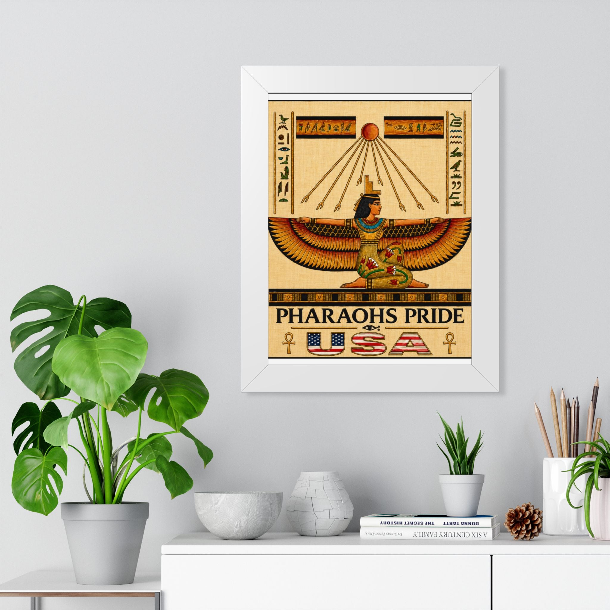 Pharaohs Pride USA Framed Egyptian Papyrus Wall Art product image 28