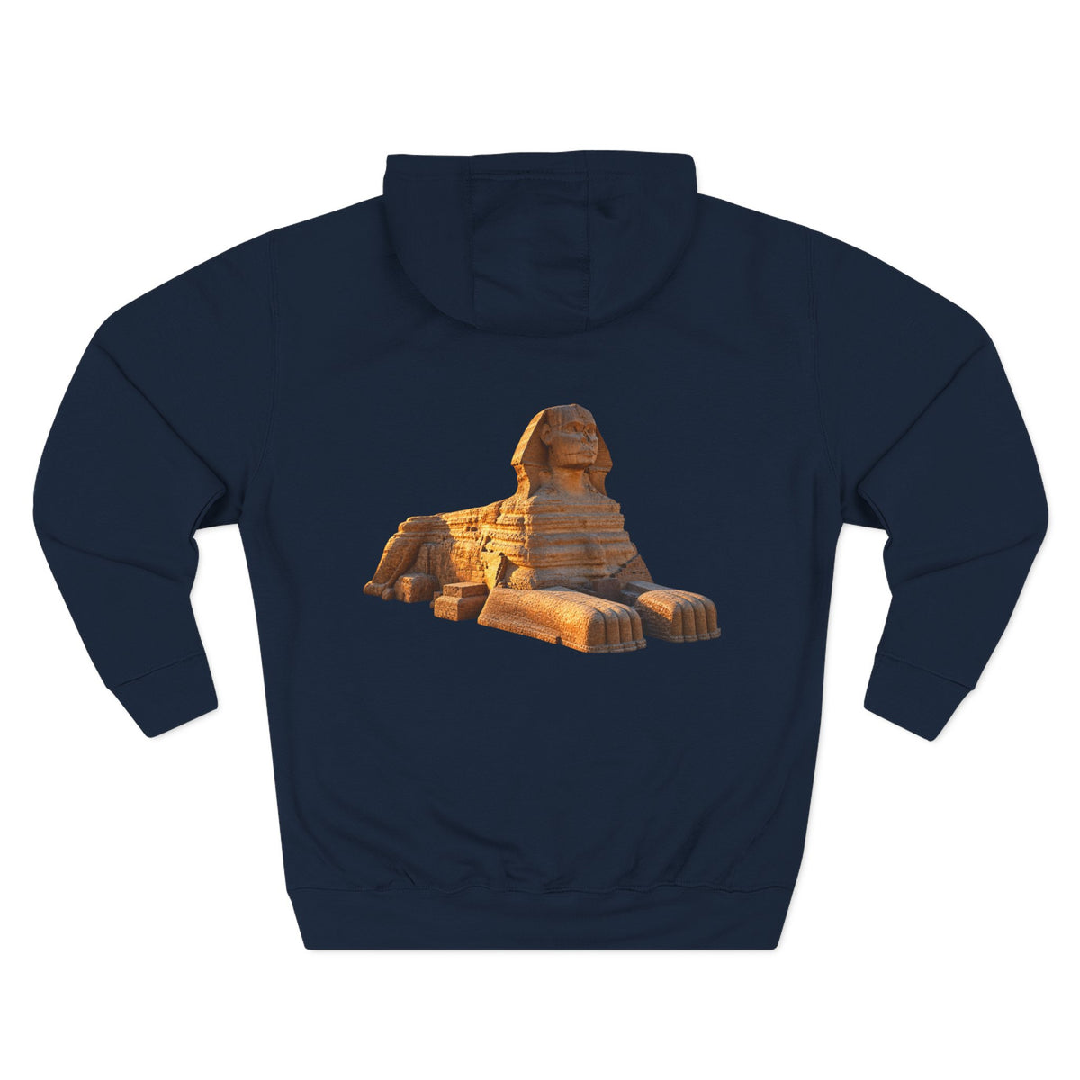 Three-Panel Fleece Hoodie Printify