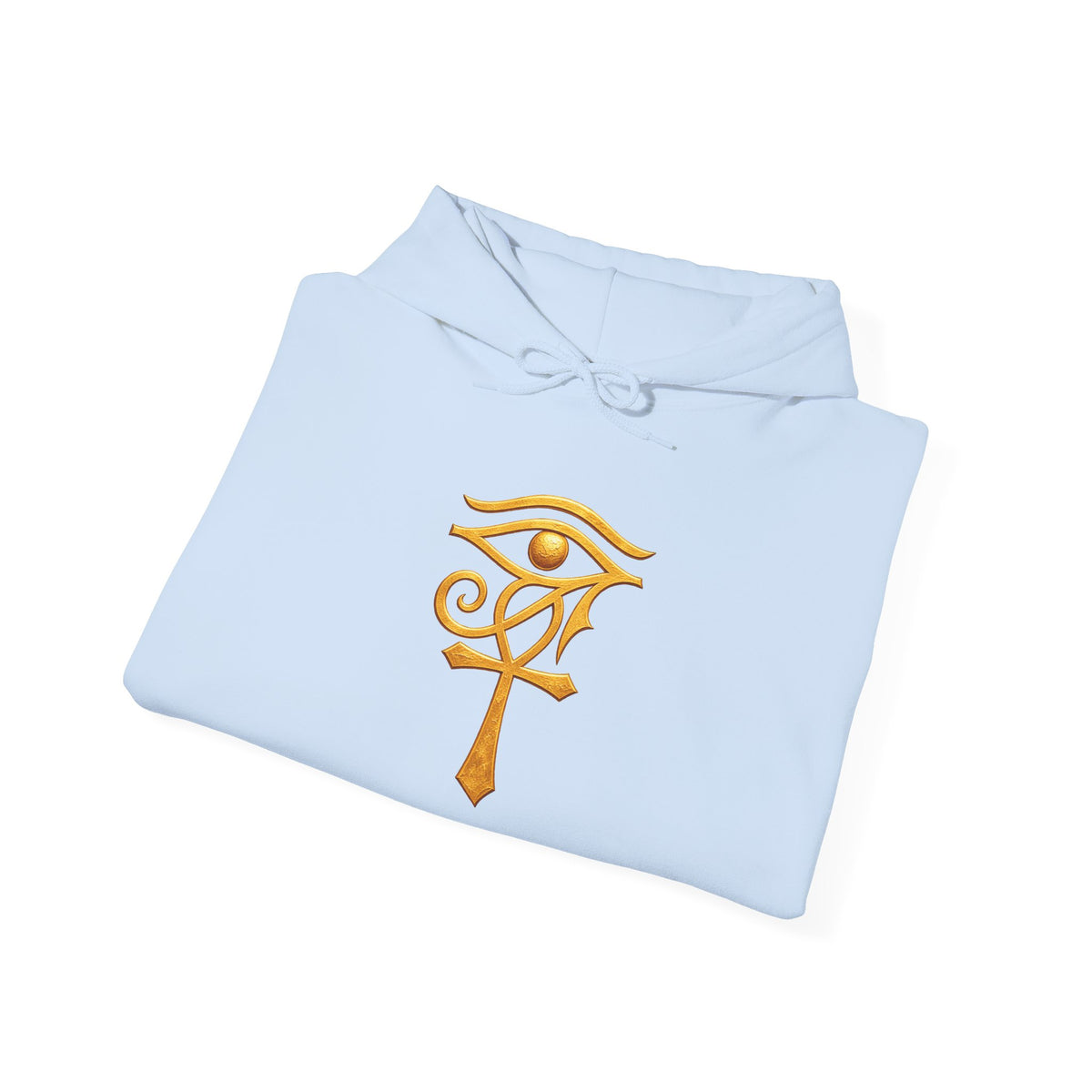 Hoodie — Golden Eye of Ra Symbol Graphic Hoodie Printify