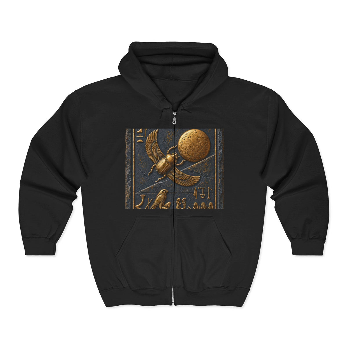 Unisex Heavy Blend™ Full Zip Hooded Sweatshirt in classic fit with soft fleece and embroidery option