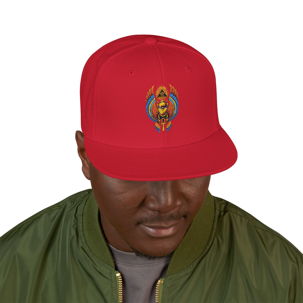 Egyptian Heritage High-Profile Embroidered Snapback