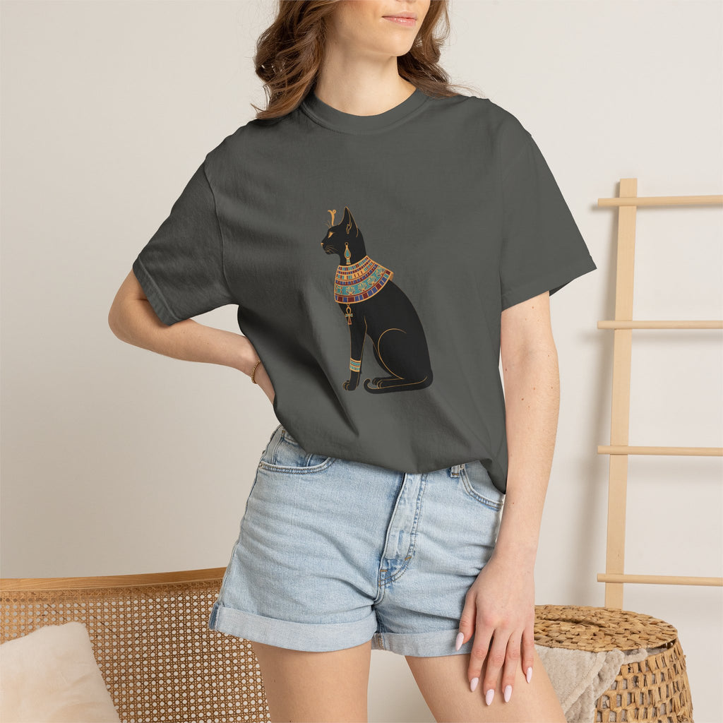 Bastet Egyptian Cat Garment-Dyed T-Shirt