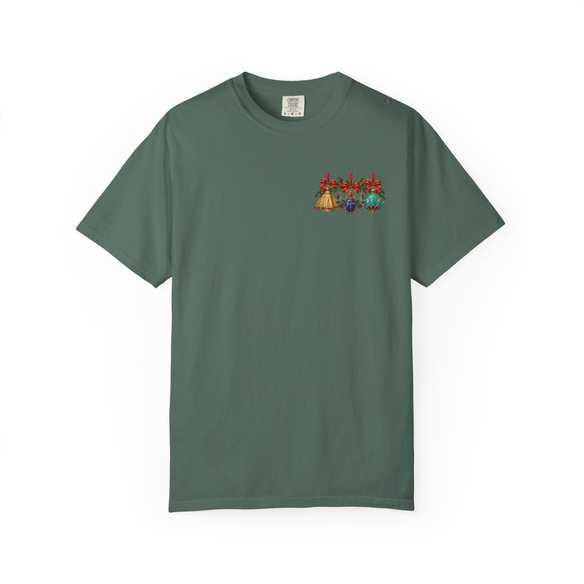 Egyptian Christmas Ornament Trio T-Shirt Printify