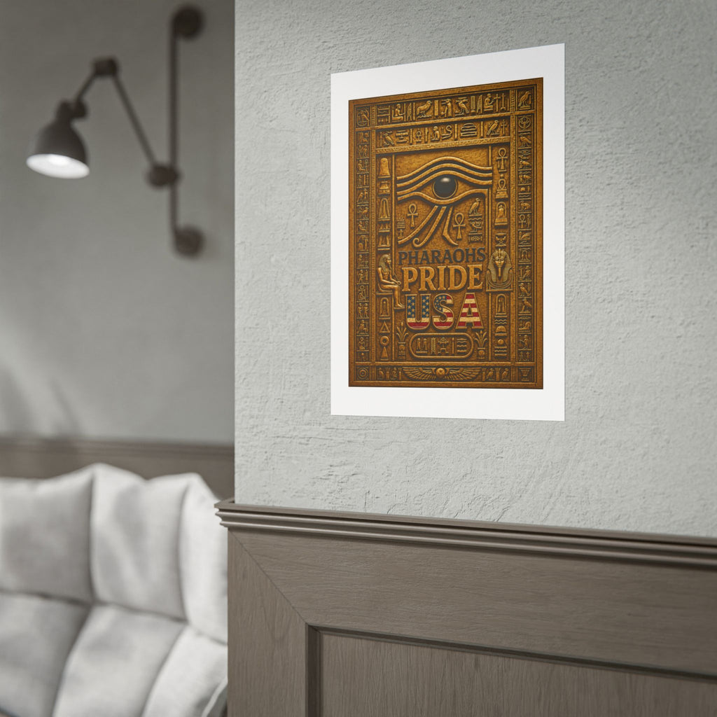 Eye of Horus Pride rolled poster by Pharaohs Pride USA — alternate product view
