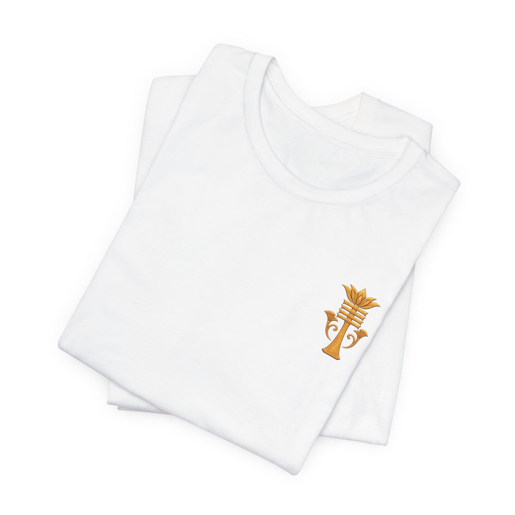 Egyptian Ankh Heart Chest Tee Printify