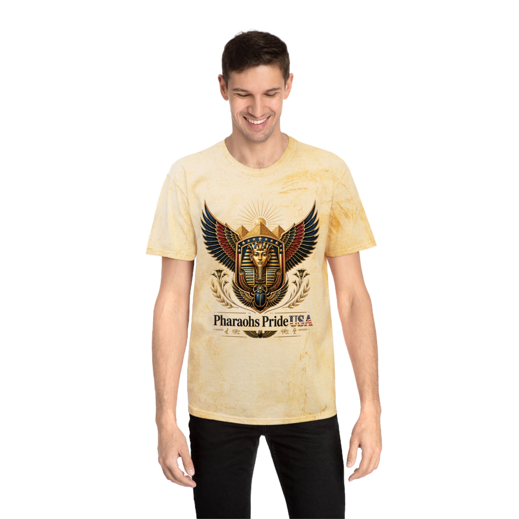 Pharaohs Pride USA Winged Pharaoh Color Blast T-Shirt