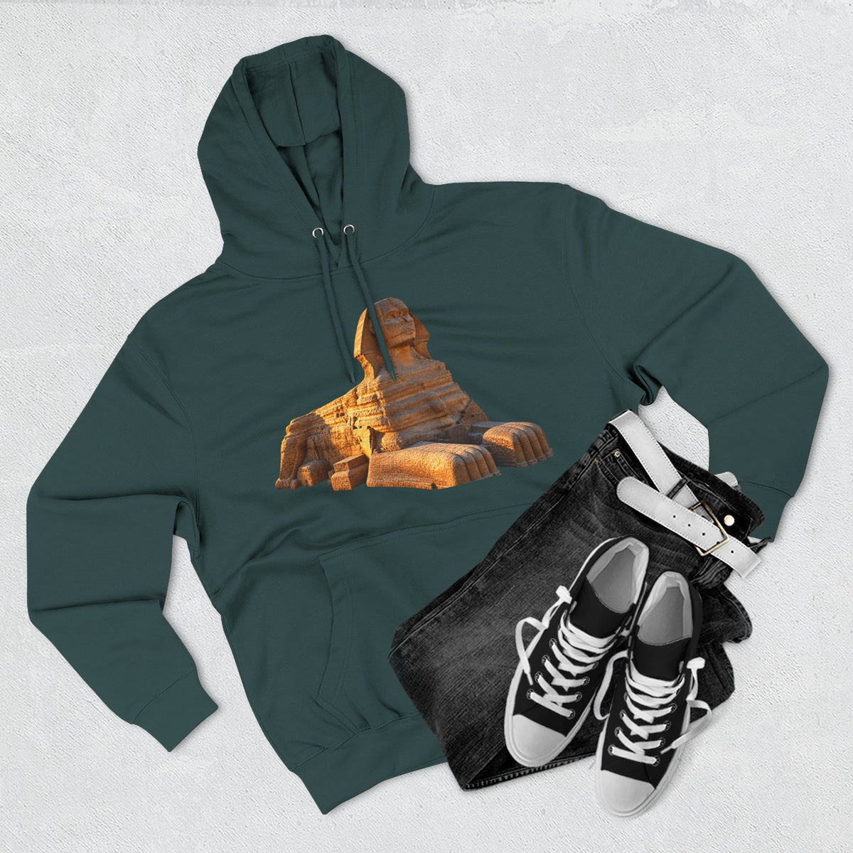 Pharaohs Pride USA Premium Three-Panel Fleece Hoodie