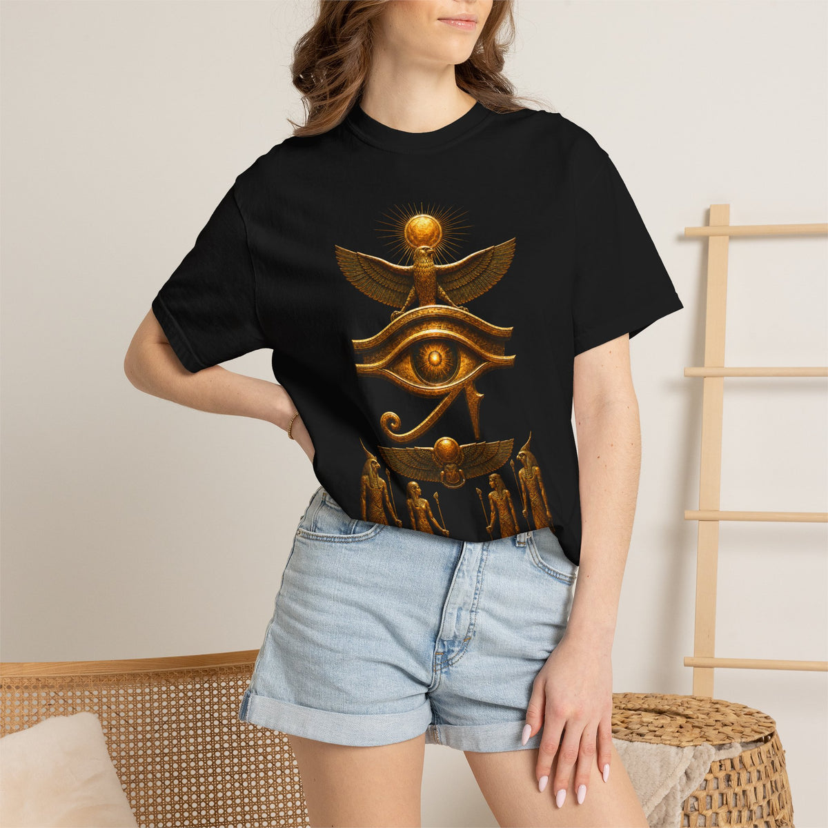 Egyptian Heritage Garment-Dyed Relaxed Cotton Tee