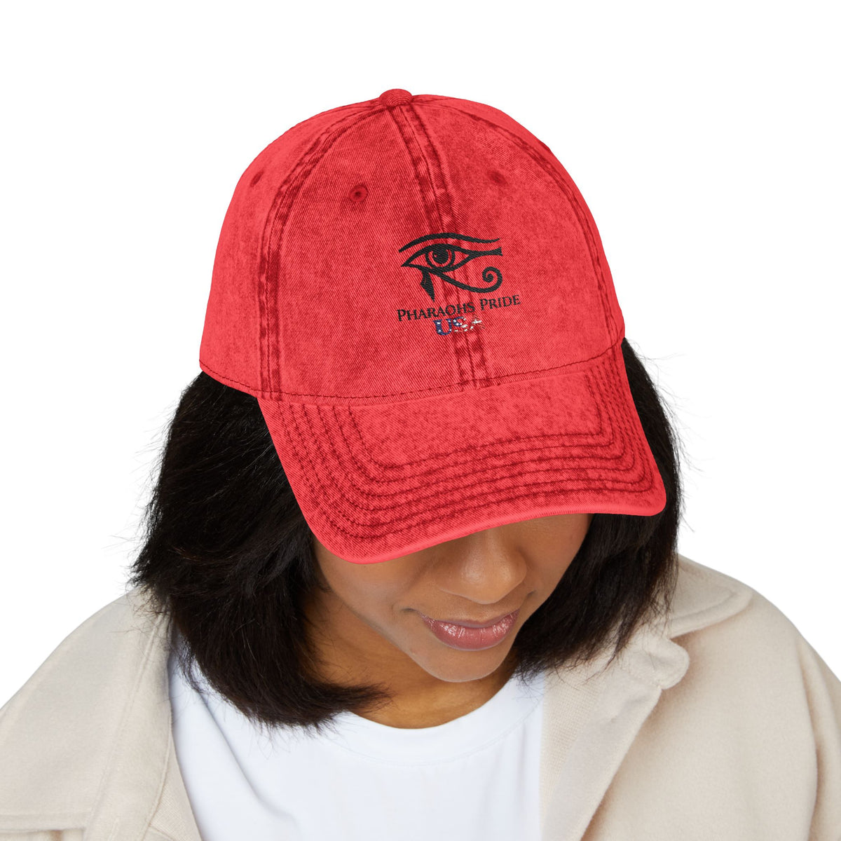 Pharaohs Pride USA Embroidered Vintage Cotton Cap product image 8