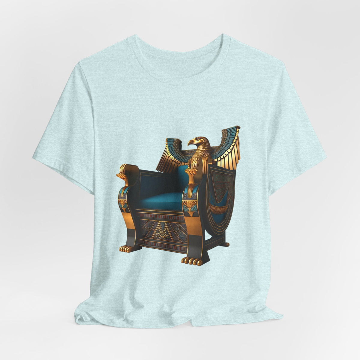 Egyptian Throne T-Shirt — Ancient Egypt Golden Throne Tee Printify