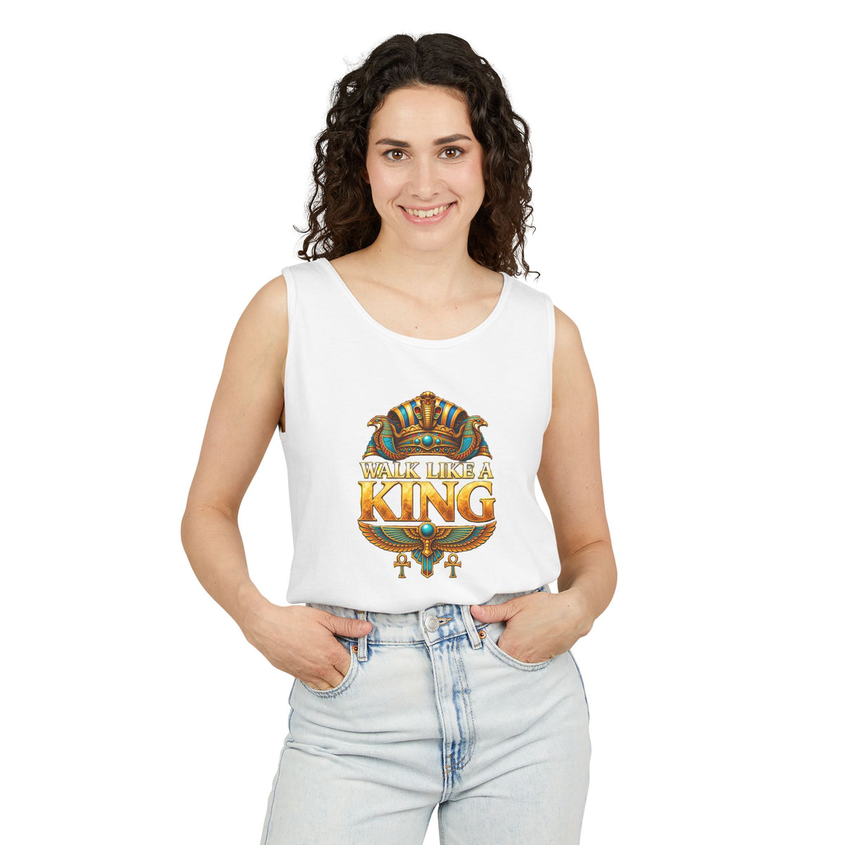 Pharaohs Pride USA Garment-Dyed Cotton Tank Top