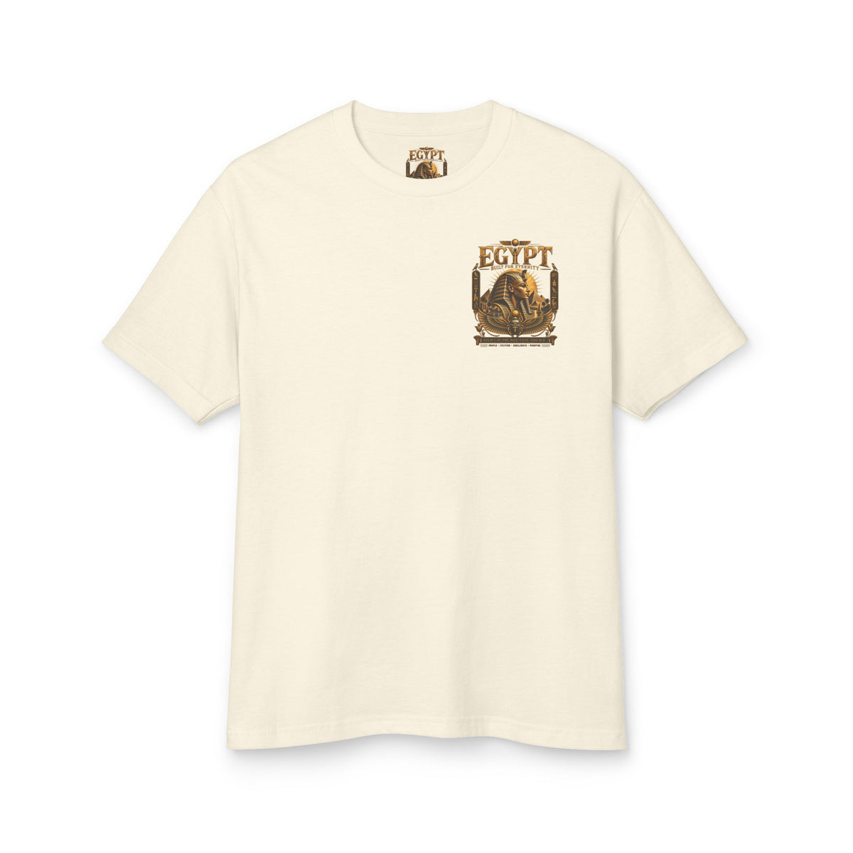 Pharaoh Archive Heavyweight Tee — Built for Eternity Pharaohs Pride USA