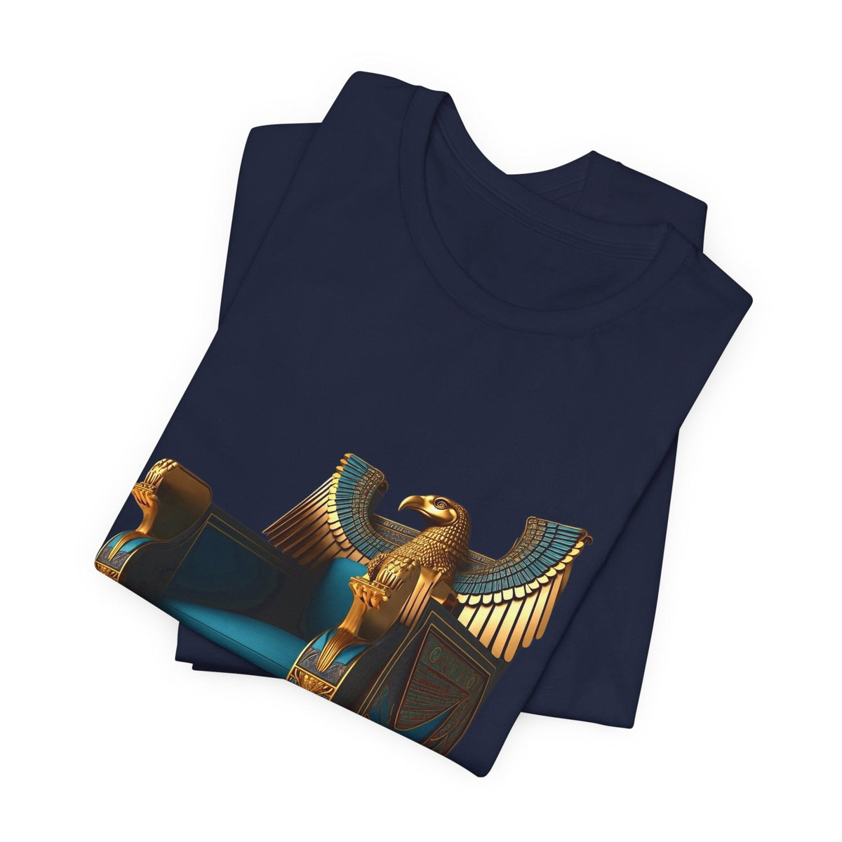Egyptian Throne T-Shirt — Ancient Egypt Golden Throne Tee Printify