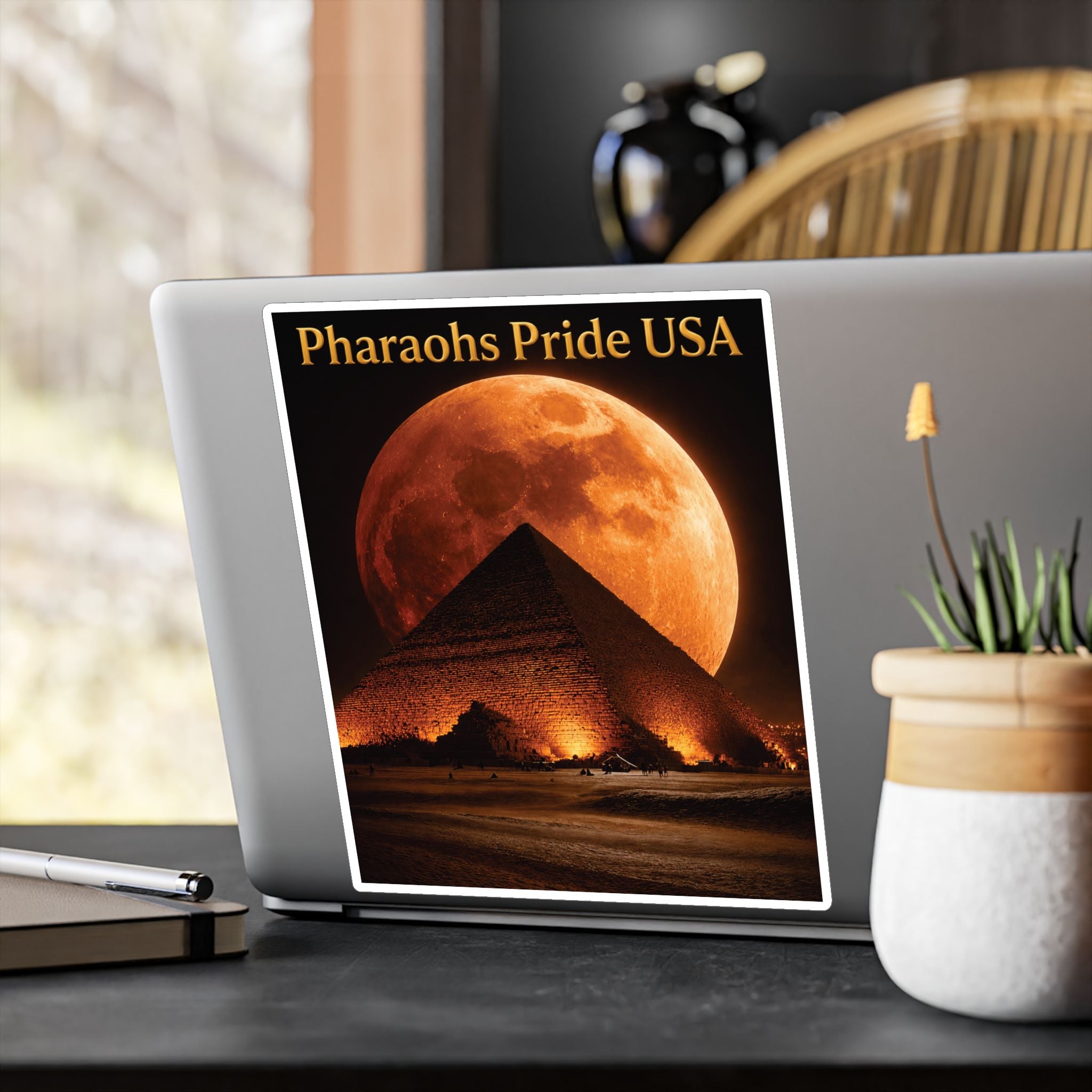Pharaohs Pride USA Kiss-Cut Vinyl Decal
