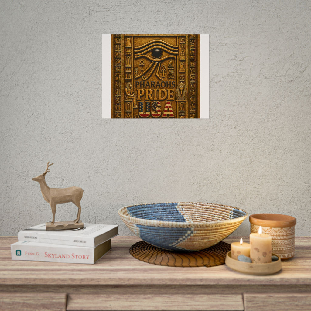 Eye of Horus Pride rolled poster by Pharaohs Pride USA — alternate product view