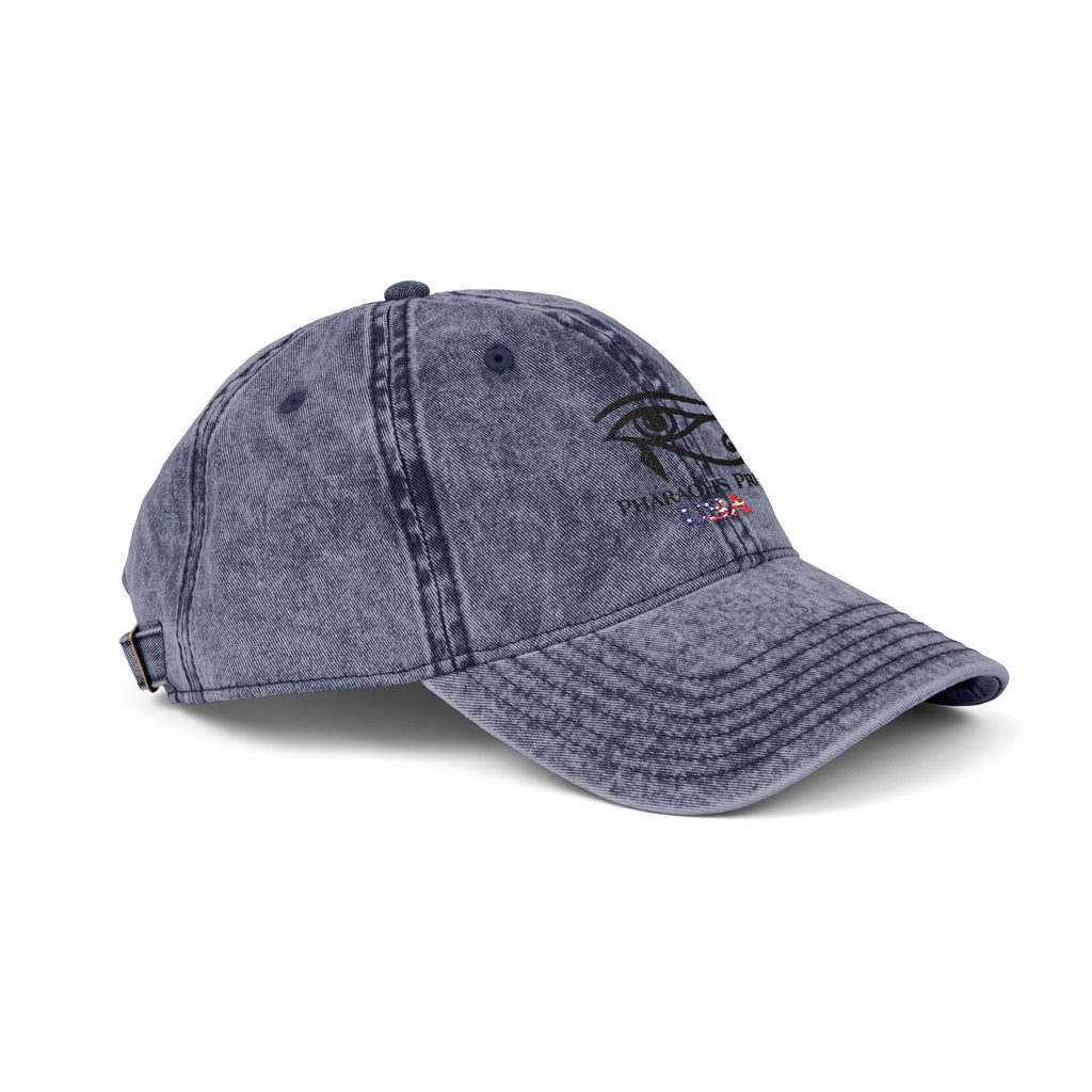 Pharaohs Pride USA Embroidered Vintage Cotton Cap
