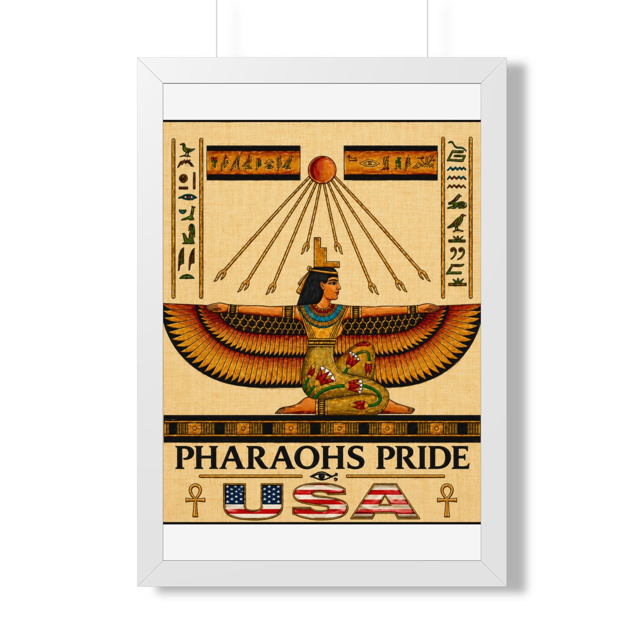 Pharaohs Pride USA Framed Egyptian Papyrus Wall Art product image 10