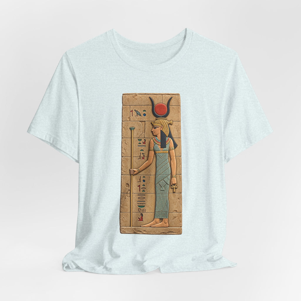 Goddess Isis T-Shirt — Ancient Egyptian Hieroglyph Art Tee Printify