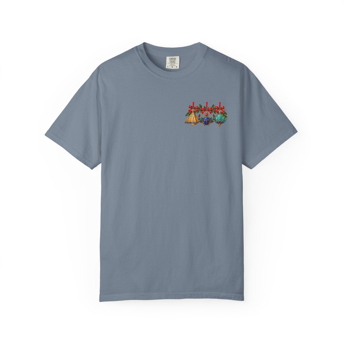 Egyptian Christmas Ornament Trio T-Shirt Printify