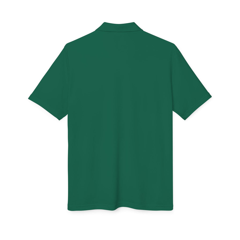 Eye of Horus Polo Shirt — Egyptian Symbol Embroidered Performance Golf Polo Printify