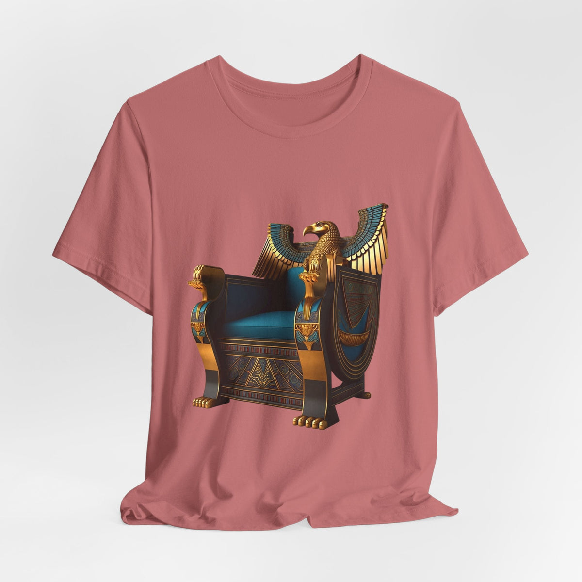 Egyptian Throne T-Shirt — Ancient Egypt Golden Throne Tee Printify