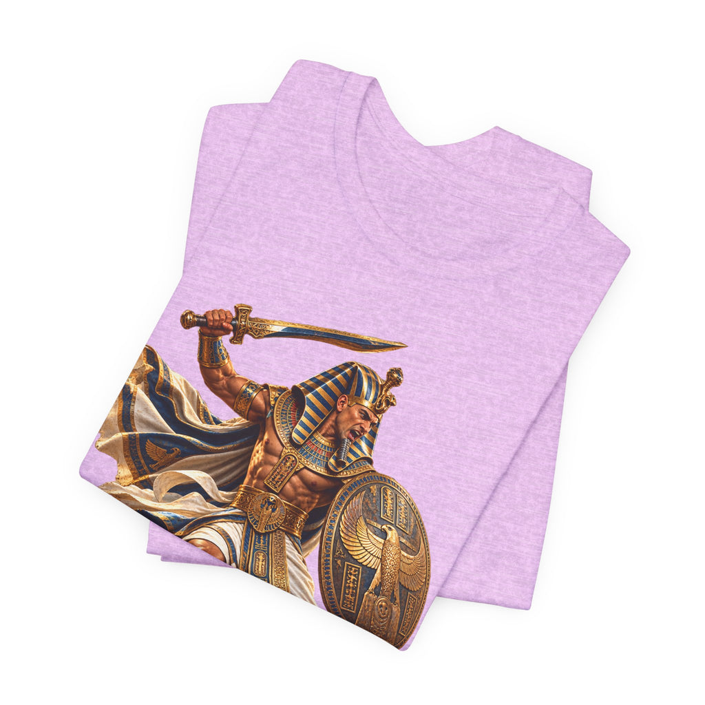 Egyptian Pharaoh Warrior T-Shirt — Ancient Battle Graphic Tee Printify