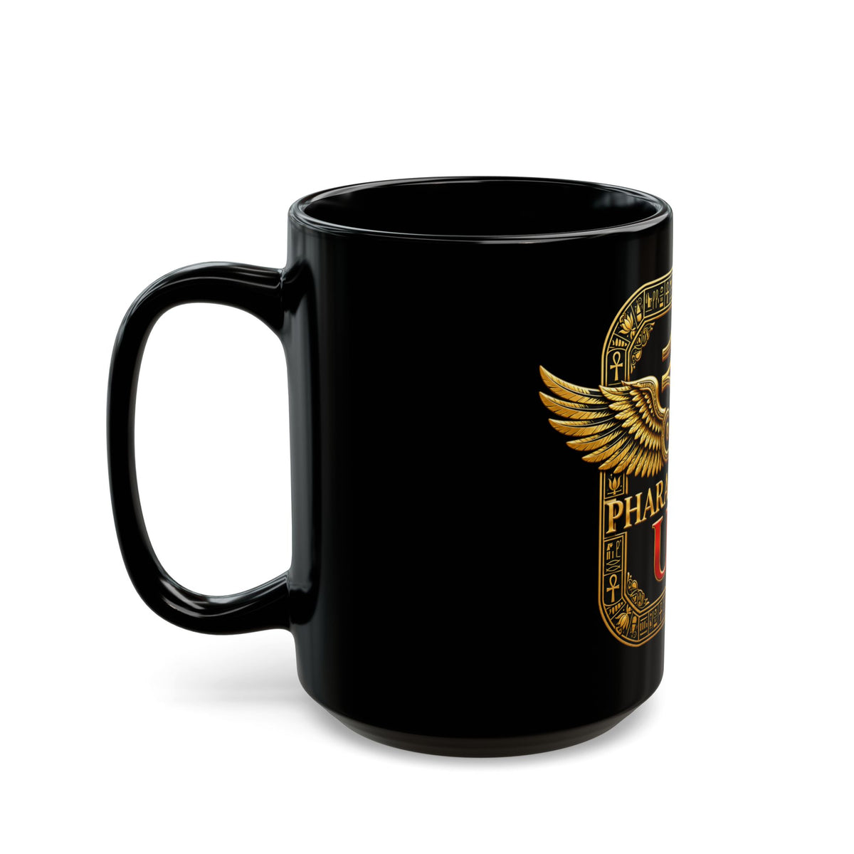 Pharaohs Pride USA Eye of Horus Black Ceramic Mug product image 7