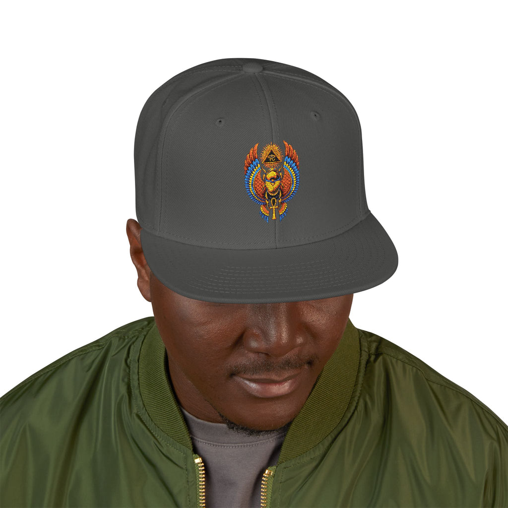 Egyptian Heritage High-Profile Embroidered Snapback