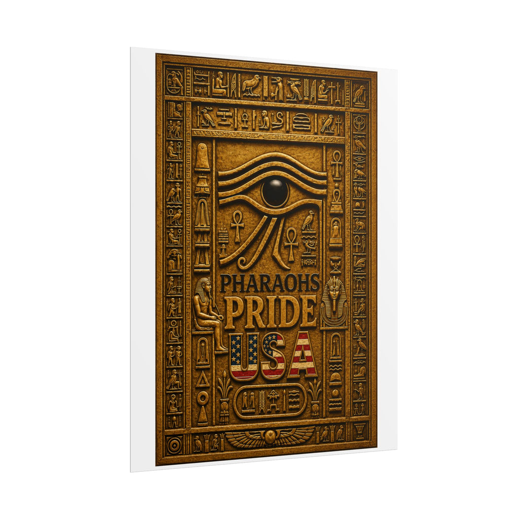 Eye of Horus Pride rolled poster by Pharaohs Pride USA — alternate product view