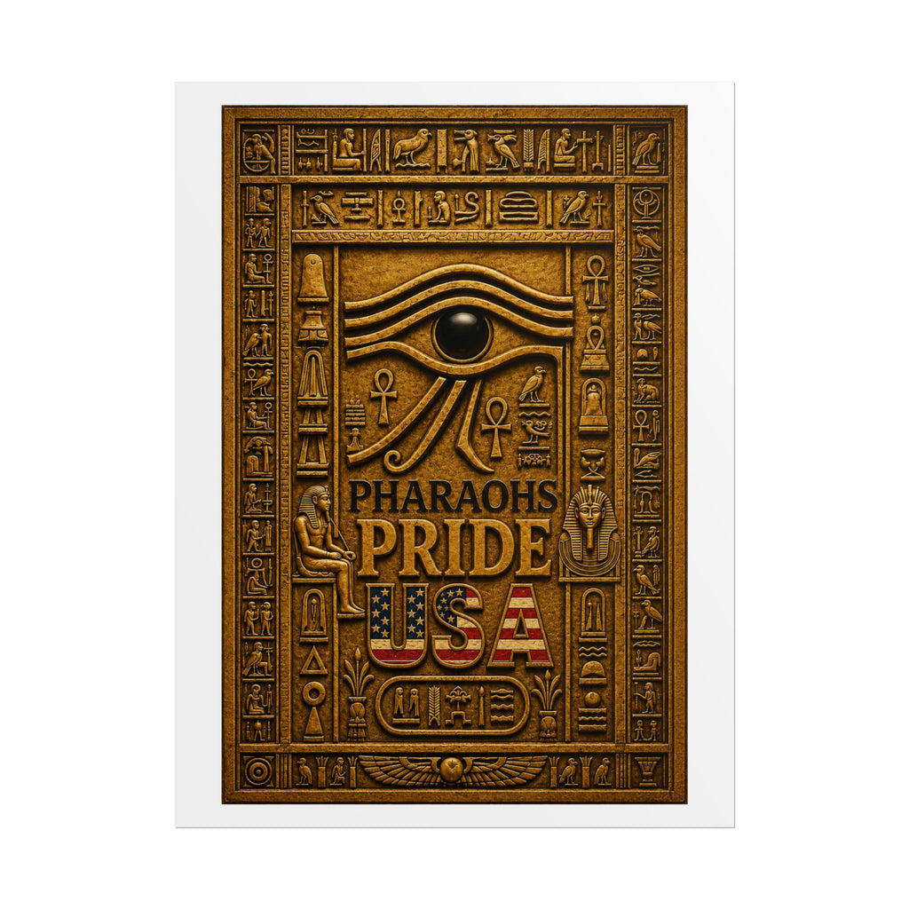 Eye of Horus Pride rolled poster by Pharaohs Pride USA — alternate product view